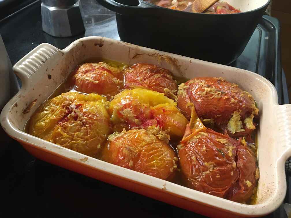 Garlic Roast Tomatoes