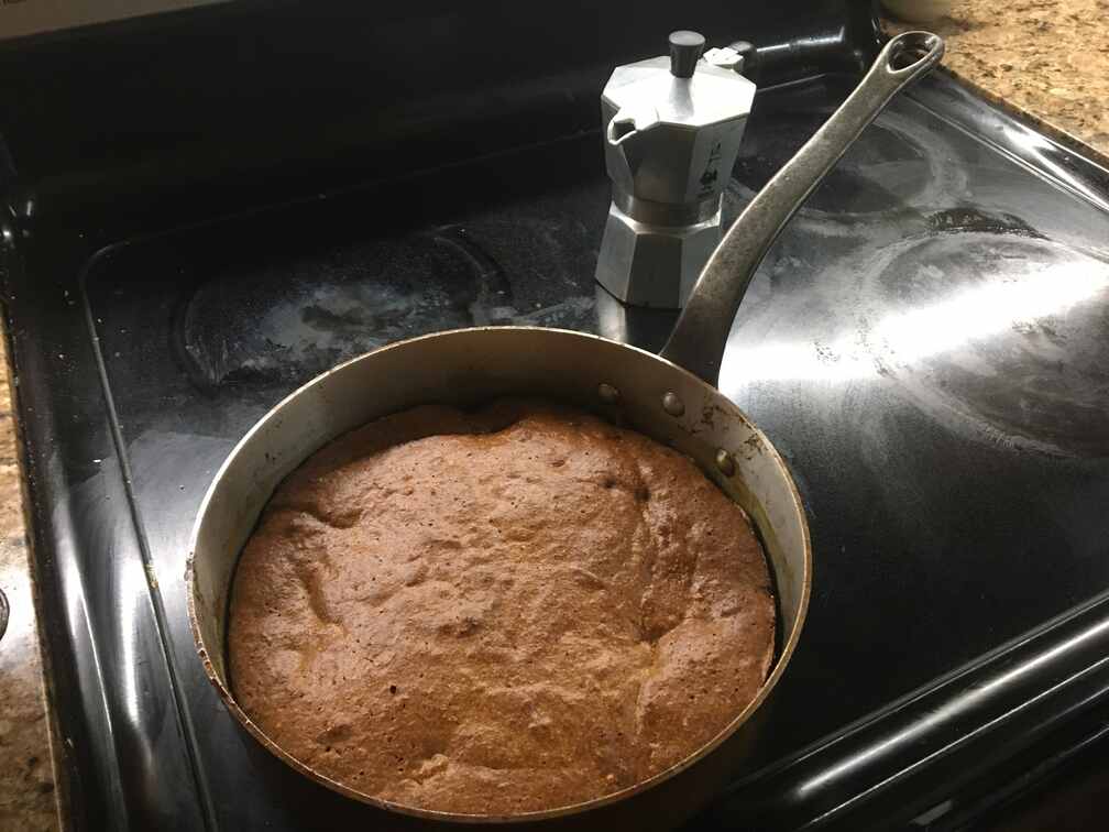 Rhubarb upside down cake